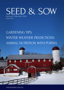 Farmers Coop Magazine, Seed & Sow cover for the January/February 2026 edition